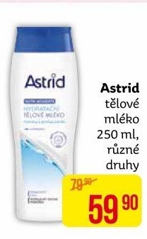 Tělové mléko Astrid