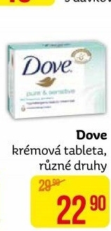 Tuhé mýdlo krémovéDove