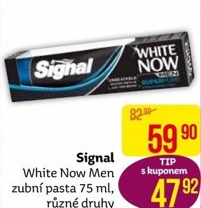 Pasta na zuby White Now Men Signal