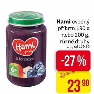 Příkrm ovocný Hami