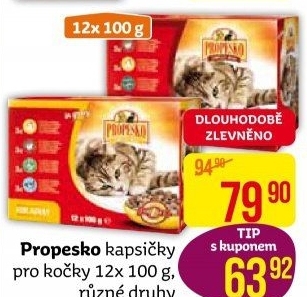 Kapsičky pro kočky Propesko