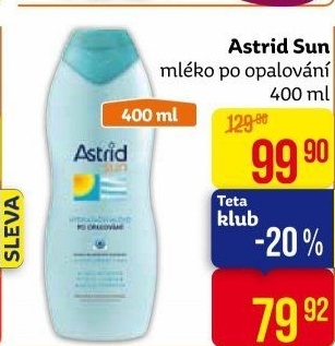 Hydratační mléko po opalování Astrid Sun