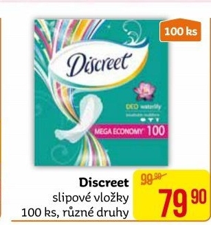 Vložky dámské slipové Discreet