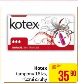 Tampony Kotex