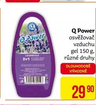 Osvěžovač vzduchu gel Q power