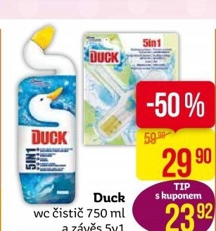 Gelový čistič WC Duck