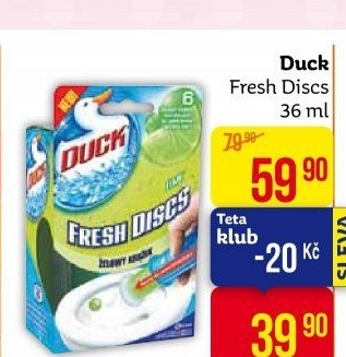 WC blok bodový Fresh Discs Duck