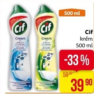 Krémový čistič Cif Cream