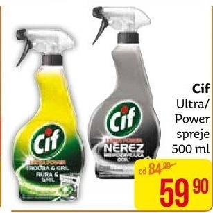 Čističe ve spreji Cif