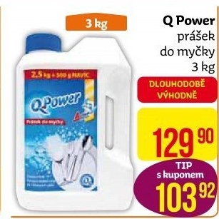 Prášek do myčky Q-Power