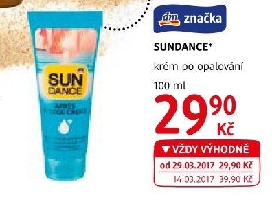Krém po opalování Aprés Creme Sundance