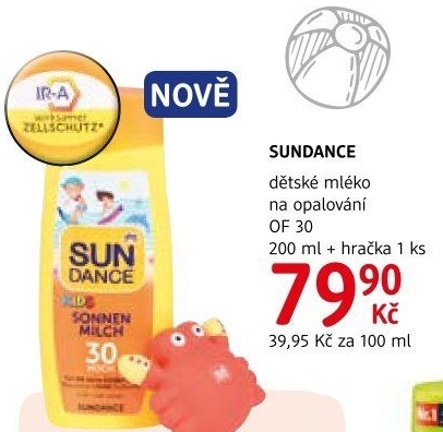 Mléko na opalování dětské OF 30 Sundance