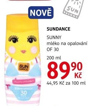 Mléko na opalování OF 30 Sunny Sundance