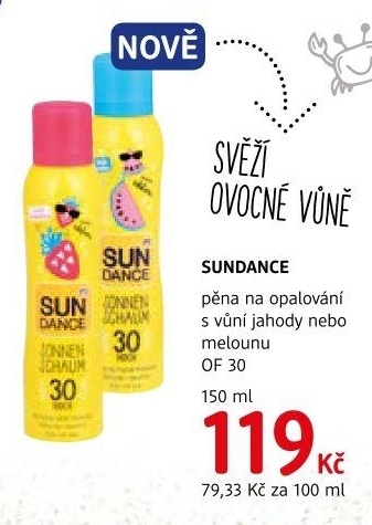 Pěna na opalování OF 30 Sundance