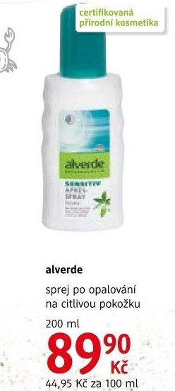 Sprej po opalování Alverde