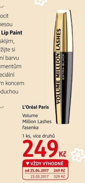 Řasenka Volume Million Lashes L'oreal