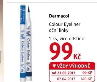 Oční linky ve fixu Colour Eyeliner Dermacol