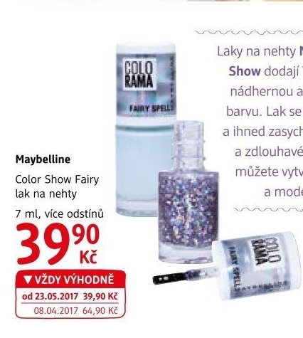 Lak na nehty Color Show Maybelline