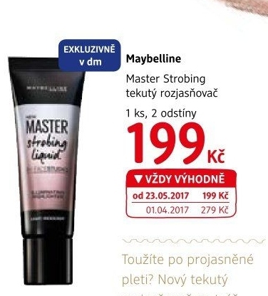 Tekutý rozjasňovač Master Strobing Liquid Maybelline