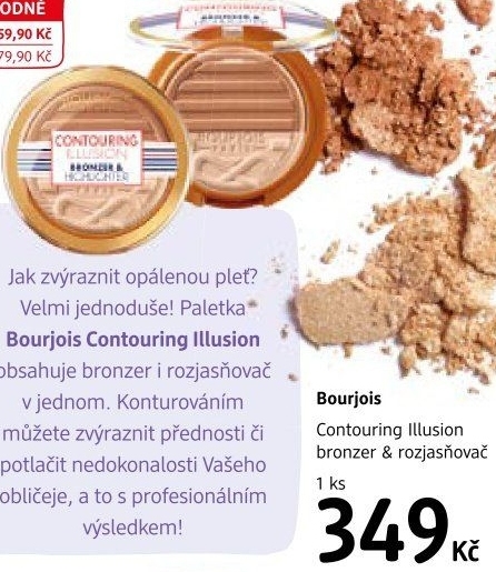 Bronzer a rozjasňovač Contouring Illusion Bourjois