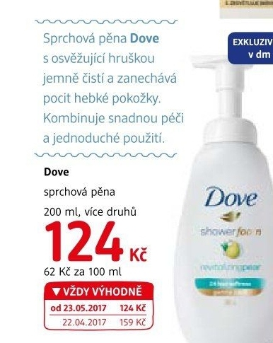 Sprchová pěna Dove