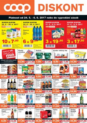 akční leták COOP 24.5.2017-6.6.2017