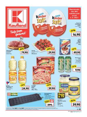 akční leták Kaufland 1.6.2017-7.6.2017