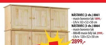 Nástavec 8861 lakovaný