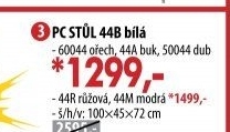 Psací stůl 44 bílá