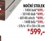 Noční stolek 140 buk