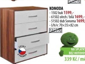 Komoda se zásuvkami 1502