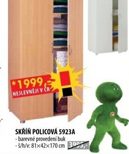 Policová skříň 5923 buk