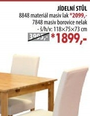Jídelní stůl 8848 lakovaný