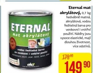 Akrylátová barva mat Eternal