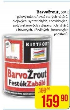 Odstraňovač nátěrů Barvožrout Kittfort