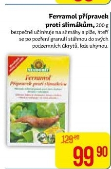 Prostředek k hubení slimáků Ferramol