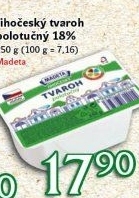 Tvaroh polotučný Jihočeský Madeta