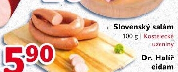 Salám slovenský točený Kostelecké uzeniny