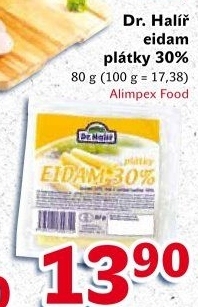Sýr Eidam 30% Dr.Halíř