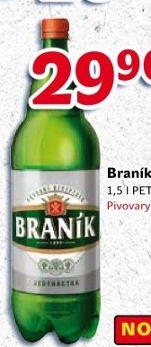 Pivo světlý ležák 11° Jedenáctka Braník