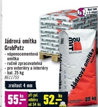 Jádrová omítka Baumit