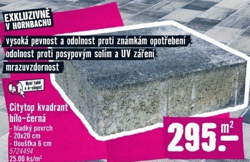 Betonová dlažba Citytop