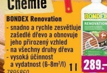 Čistící prostředek na dřevo Bondex