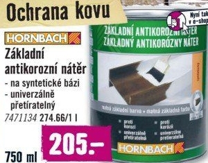 Základní antikorozní nátěr Hornbach