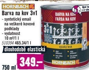 Barva na kov Hornbach