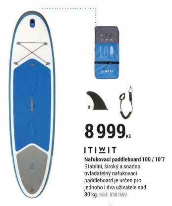 NAFUKOVACÍSTANDUPPADDLE100/10'7MODRÝ