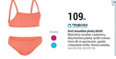 DÍVČÍDVOUDÍLNÉPLAVKYMODRÉ
