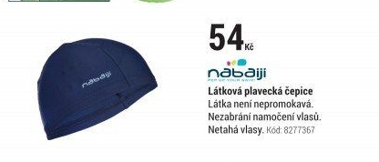 LÁTKOVÁPLAVECKÁČEPICETMAVĚMODRÁ