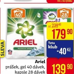 Prací prášek Ariel