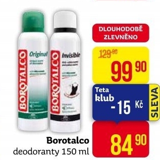 Deodorant sprej Borotalco
